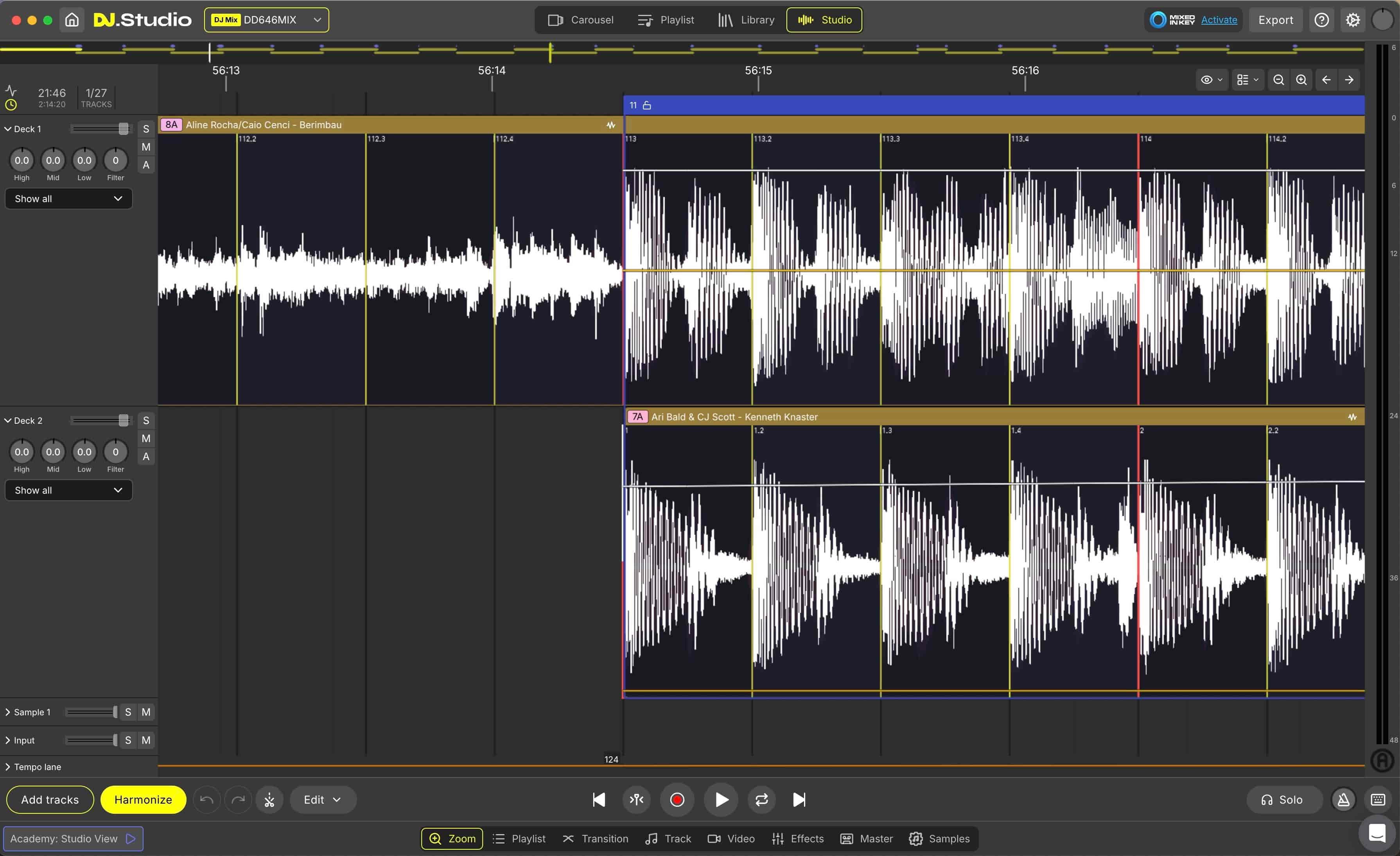 Beatmatching In DJ.Studio