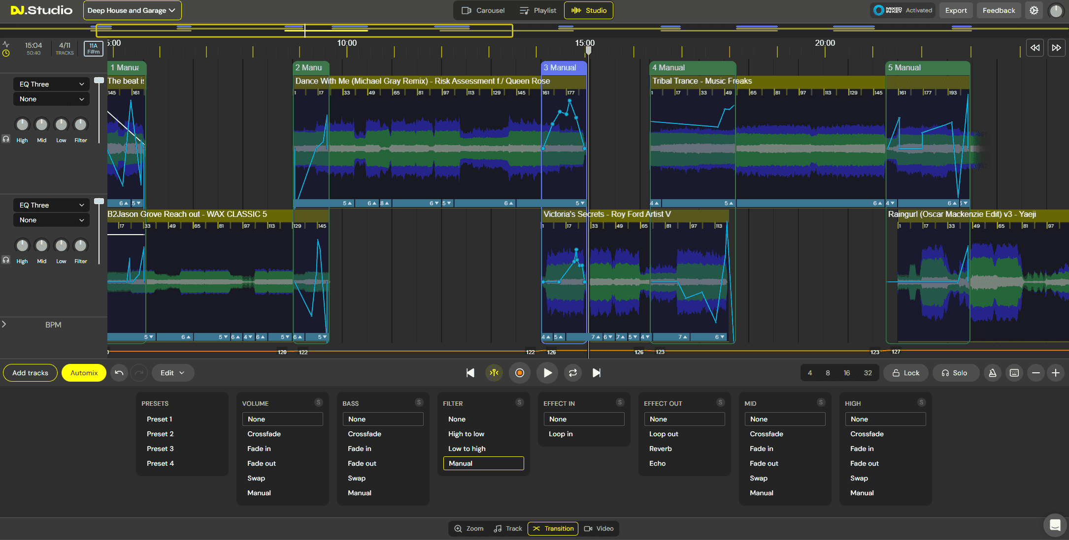 Using Dj.Studio