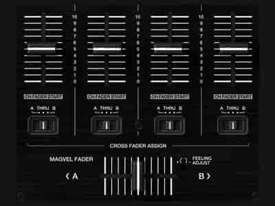 Gain Controls - Crossfaders and Channel Faders