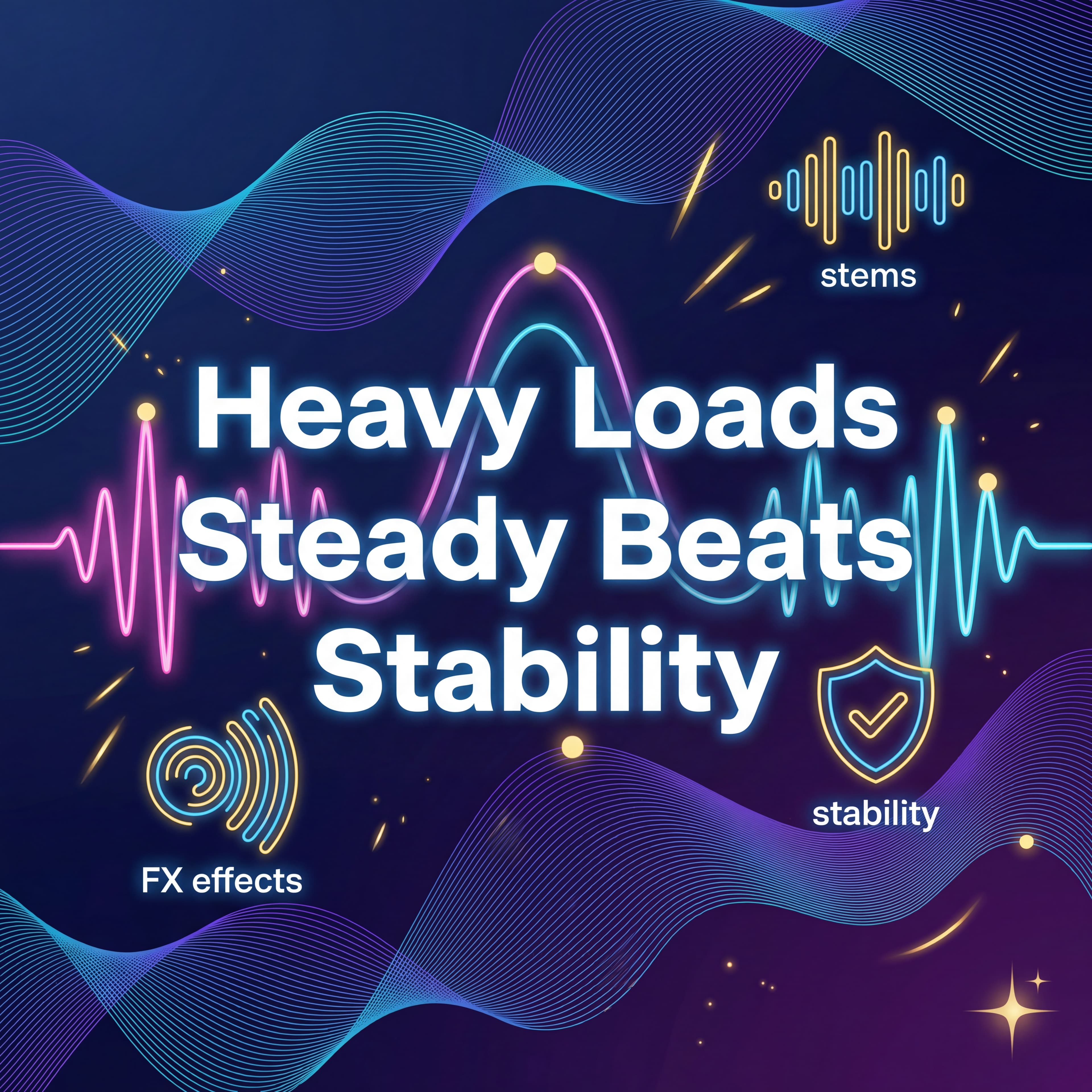 Heavy Loads Steady Beats Stability
