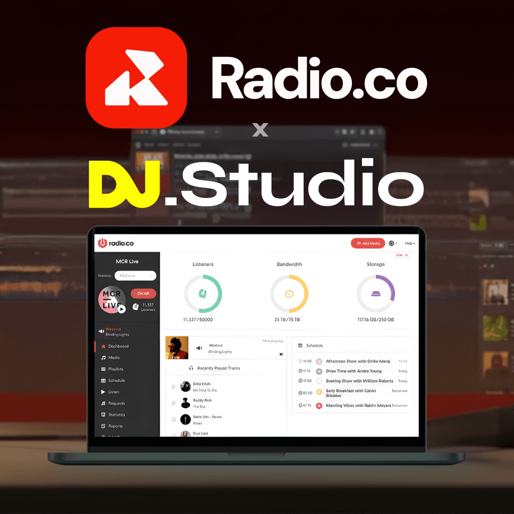 Radio.co x DJ.Studio
