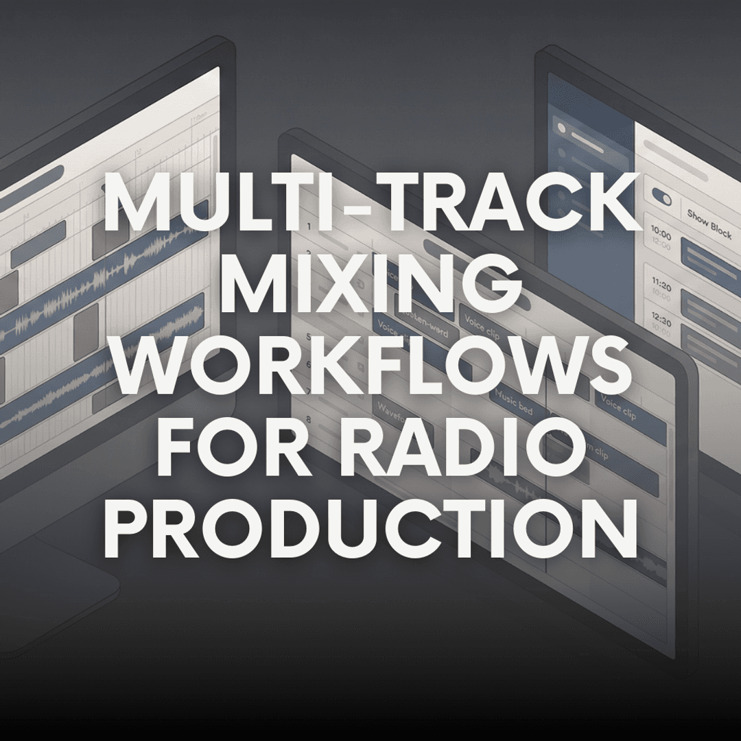 Multi-Track Mixing Software for Radio Shows Practical Workflows for Broadcasters and Creators