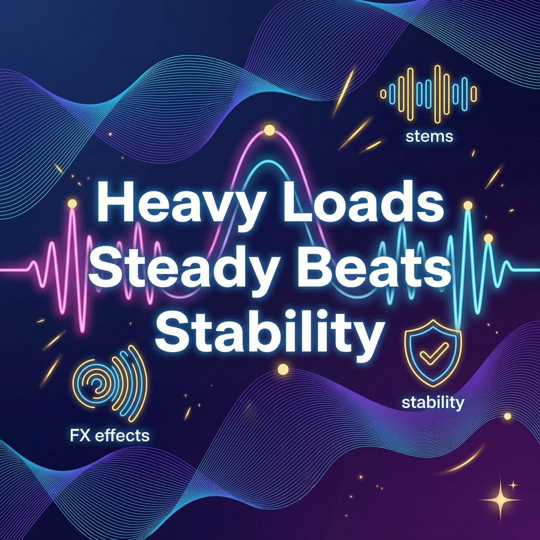 Heavy Loads Steady Beats Stability
