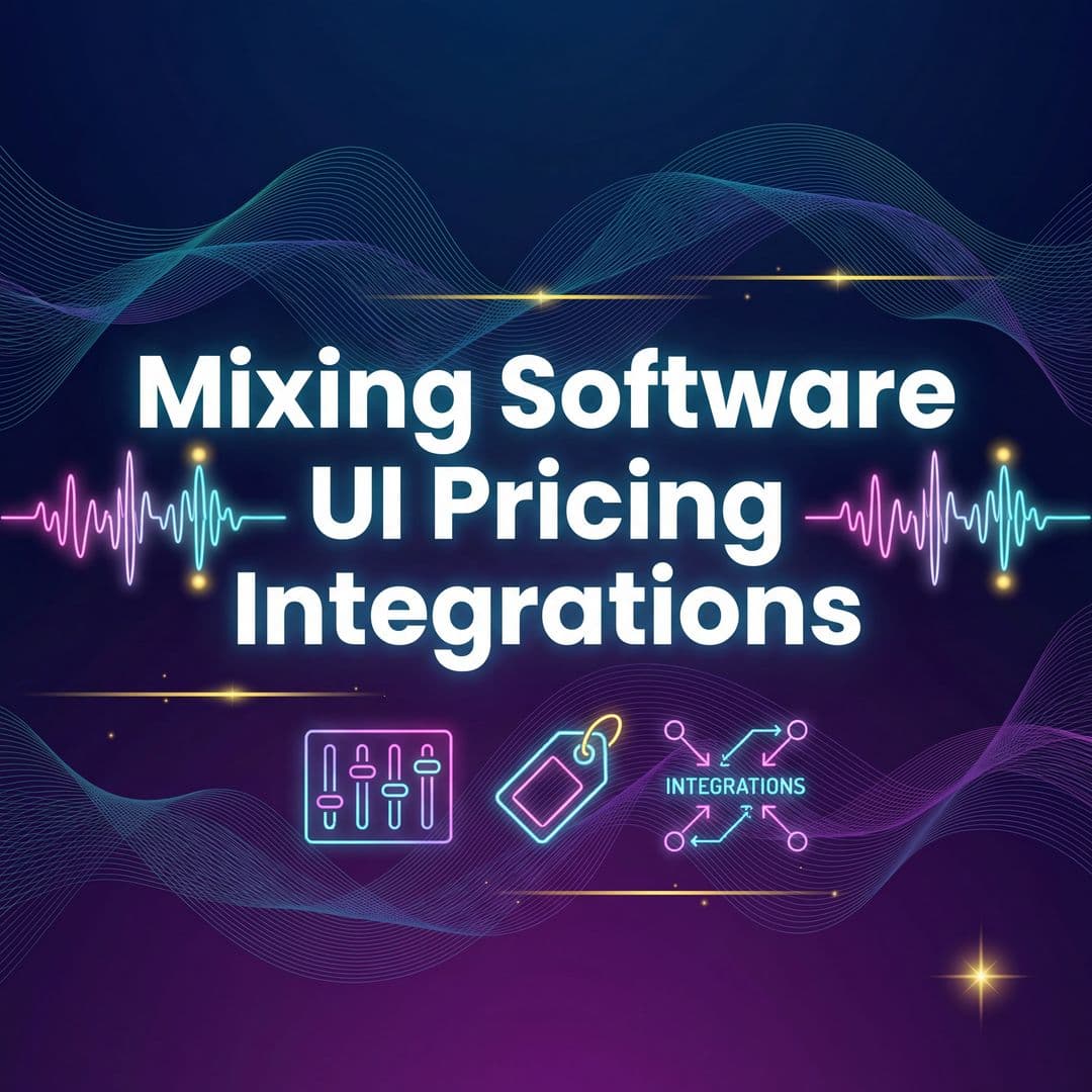 Mixing Software UI Pricing Integrations