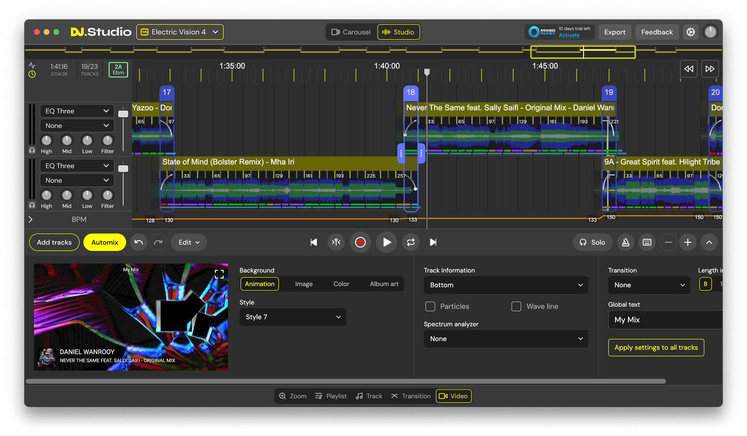 Studio video