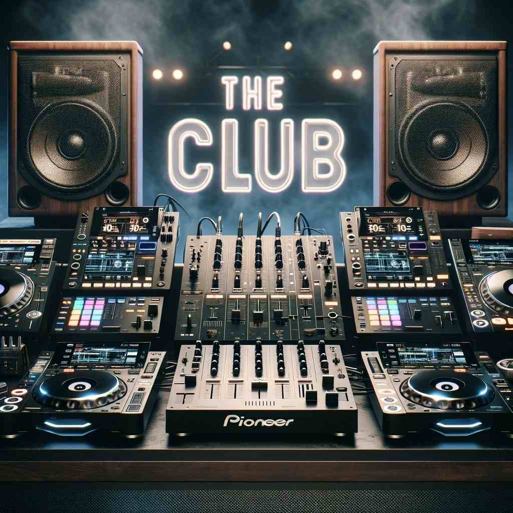club dj setup