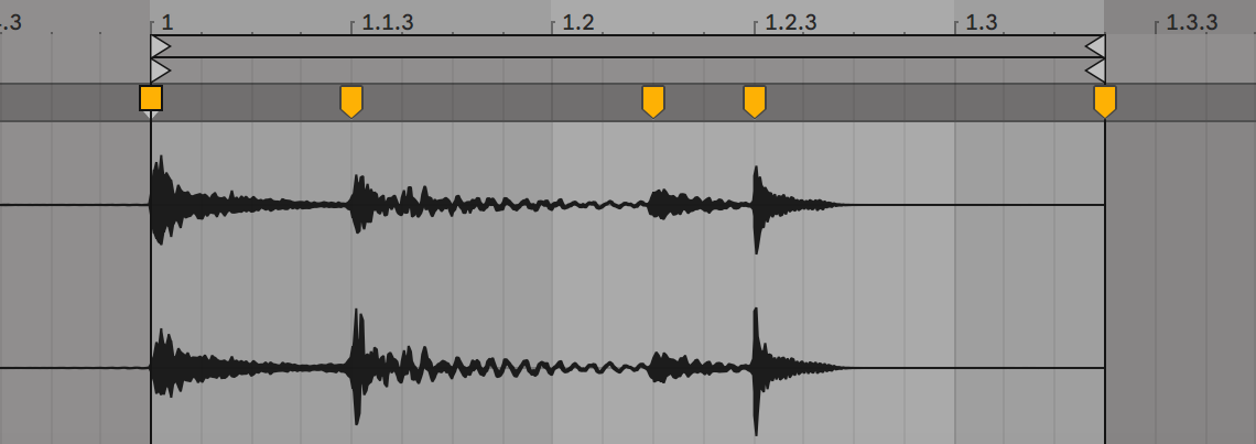 ableton warp markers