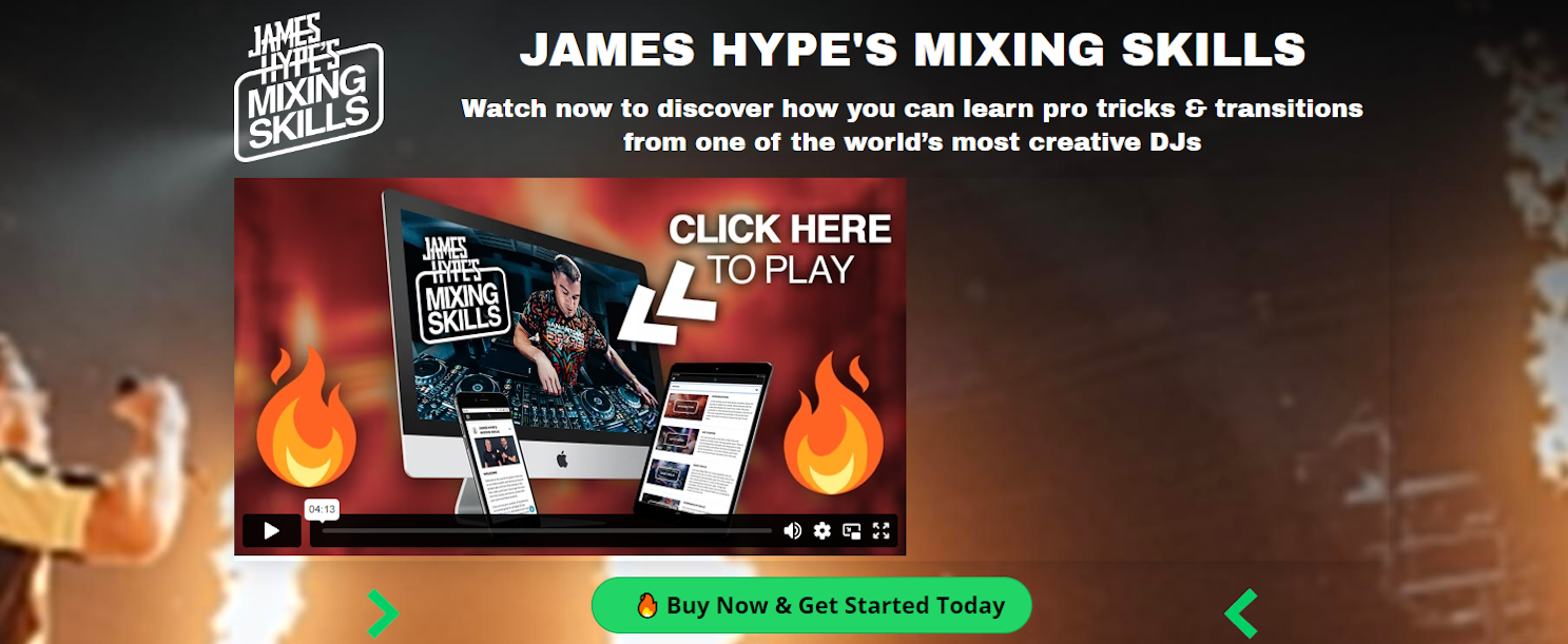 dj masterclass james hype