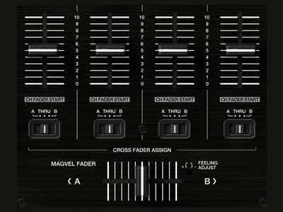Gain Controls - Crossfaders and Channel Faders