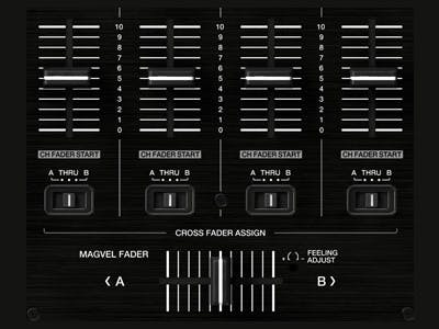 Gain Controls - Crossfaders and Channel Faders