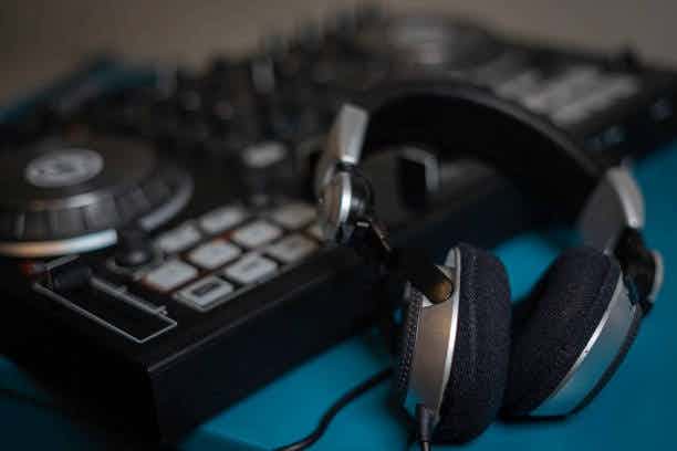 A classic beginner DJ controller and headphones