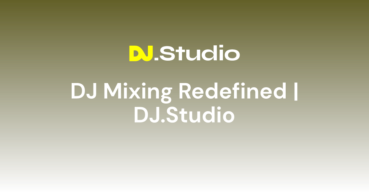 「DJ.Studio」誰でも簡単にDJミックスが作れるDJソフト ハウスミュージックラバーズ