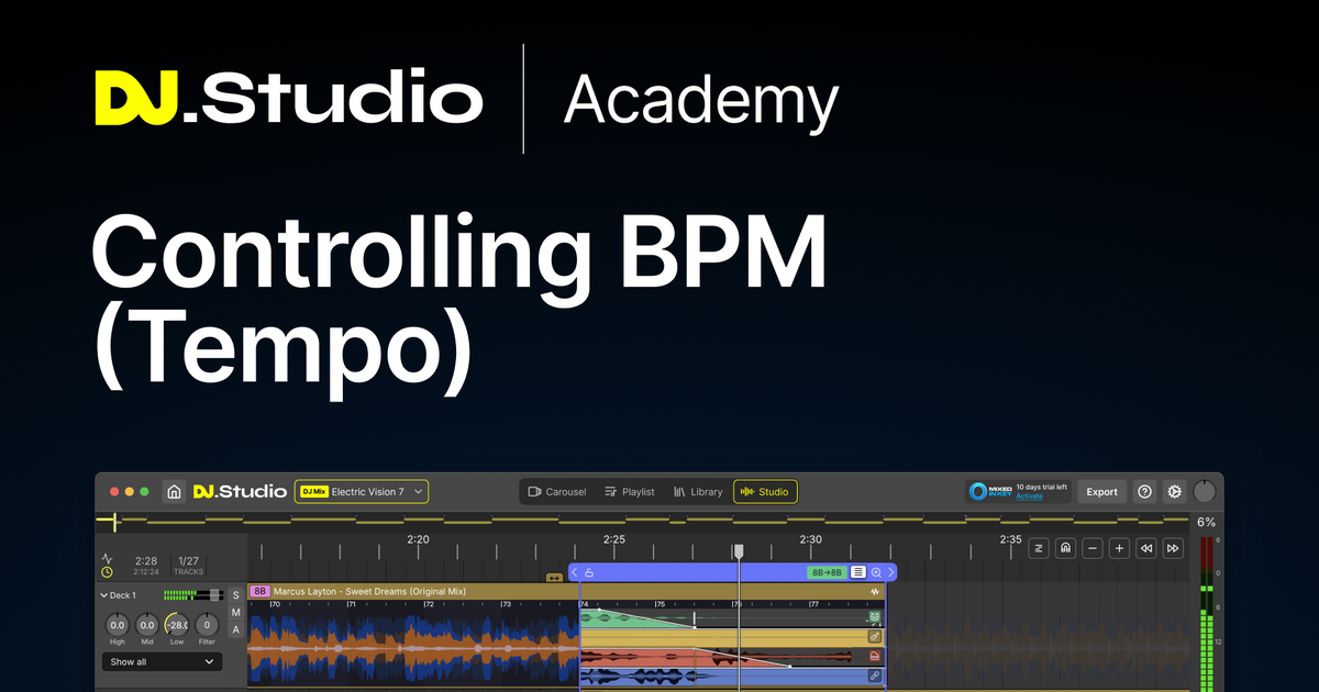 How to influence BPM and fix BPM issues | DJ.Studio